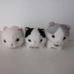 ちんまりマンチカン　ぬいぐるみ　3つセット