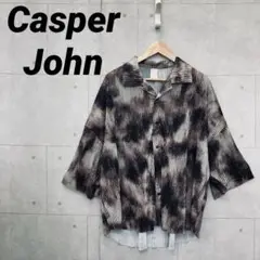 Casper John キャスパージョン 半袖シャツ 開襟 S マルチカラー