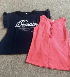 Bee des Bee フリル付き Tシャツ タンクトップ　2枚130