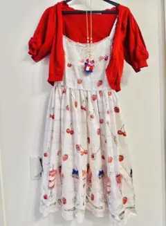 ルルゲッタ★パフェ&カトラリーワンピース白 ルルゲッタ☆パフェ&カトラリーワンピース白 - メルカリ