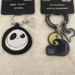 キャンドゥ キーホルダー カラビナ ナイトメアビフォアクリスマス ゼロ ジャック