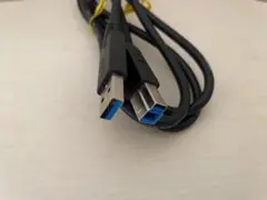 たぶんポータブルHDD用USBケーブル（TypeAオス←→TypeBオス）約1m