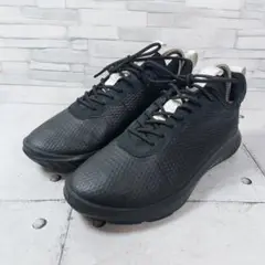 ecco ATH-1F レザースニーカー ローカット　ブラック