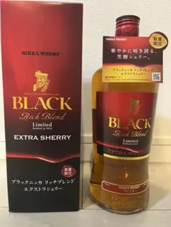 ブラックニッカ　リッチブレンド　エクストラシェリー1本　化粧箱、外箱有り お一人様1本限り ブラックニッカ リッチブレンド エクストラ