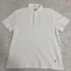美品✨ギィローバー 半袖ポロシャツ カッタウェイ 鹿の子 イタリア製 XL