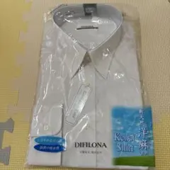 【新品未使用】DIFILONA 形態安定　ホワイト ワイシャツ　41-82