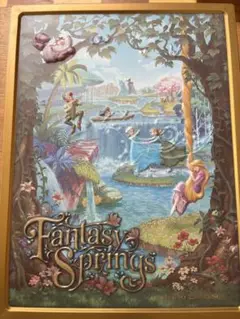ディズニー Fantasy Springs ブック型お菓子缶（菓子なし）