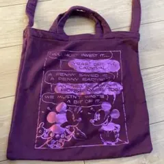ミッキーマウス ミニーマウス トートバッグ