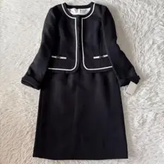 Sourire スーリール　ツイード　ノーカラー　セットアップ　フォーマルスーツ