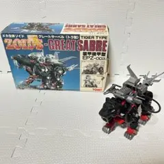 完品 旧ゾイド グレートサーベル 復刻版 箱 説明書 デカール付き 動作確認済 完品 旧ゾイド グレートサーベル メカ生体版 昭和版 箱付き 動作