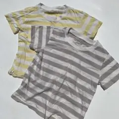 ボーダーTシャツ　１００cm　2枚セット　双子