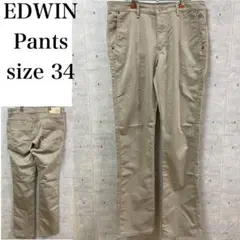 EDWIN　エドウィン パンツ グレー サイズ34　L カジュアル　シンプル
