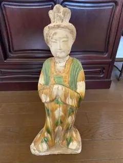 唐三彩婦人俑 陶器 中国美術 ウブ品 入手困難 骨董 中国古玩 WWTT357 唐三彩婦人俑 陶器 中国美術 ウブ品 入手困難 骨董 中国古玩 WWTT357