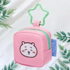 ちいかわ カラビナつき刺繍スクエアミニポーチ ちいかわ