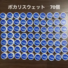 ペットボトルキャップ　白　青　同一　70個　ポカリスウェット