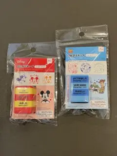 [匿名配送・２個セット]ディズニー３段式スタンプ　ミッキー　トイストーリー