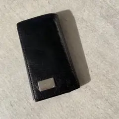 LOEWE ロエベ 6連キーケース 黒レザー×シルバー金具