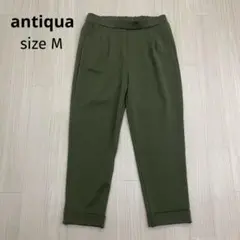 ◆ antiqua アンティカ スウェット　テーパードパンツ　ロールアップ　M