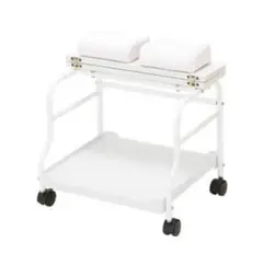 【たのメル便】【未使用品】ペディ台（フットケアワゴン）ホワイト 専用】ペディ台（フットケアワゴン）ホワイト - メルカリ