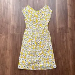 peopletree 花柄 ノースリーブワンピース