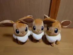 ポケットモンスターめちゃもふぐっとぬいぐるみ イーブイフレンズ～イーブイ～　3つ