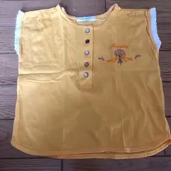atlier DeDe イエロー ノースリーブトップス 110cm