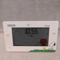 スヌーピー アクションデジタル時計 目覚まし時計