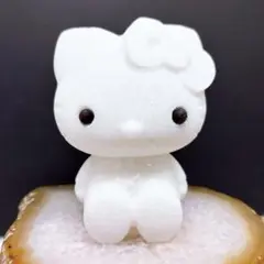 【天然石】アラバスター ハローキティ 置物