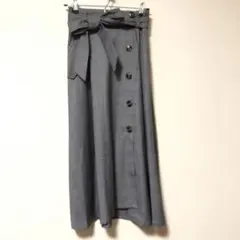 新品♡archives アルシーヴ ウエストリボンアシンメトリーチェックスカート