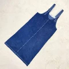 LEMON TREE【 M】ジャンパースカート サロペット デニム ストレッチ