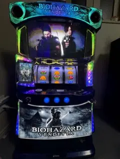パチスロ実機　バイオハザード ベンデッタ　データカウ対応ユニット付き パチスロ実機】バイオハザードヴェンデッタ データカウンター