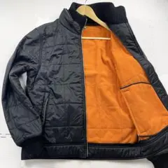 美品　ポールスミスジーンズ　ブルゾン　中綿　ナイロン　ダブルジップ　黒　Lサイズ