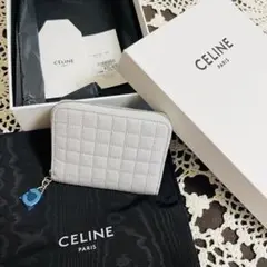 大人気!新品 CELINE セリーヌ 財布 ジップ付きコインケース