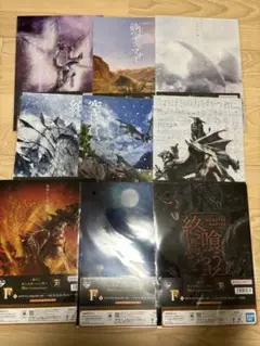 モンスターハンター 一番くじ F賞 クリアファイル＆ステッカー