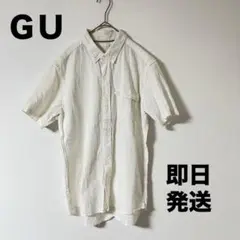 【ＧＵ】 コットン ボタンダウン 半袖シャツ