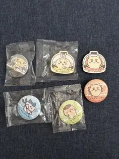 くら寿司 ちいかわ 缶バッチ3点 うさぎ あのこ マグネット セット シーサー付