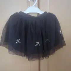 紺色チュールスカート 90cm　★おまけ付き★