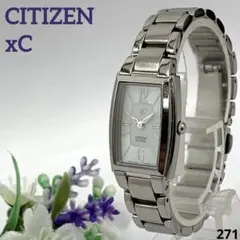 【稼働品】271 ソーラー CITIZEN xC クロスシー レディース 腕時計
