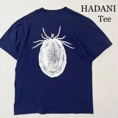 HADANI ハダニ 虫 プリントTシャツ ネイビー L 猟師工房