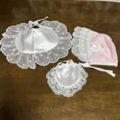 新品 日本製 お宮参り セレモニー3点セット ♡ 薄ピンク