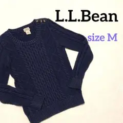 【L.L.Bean】ニット セーター ネイビー