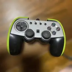 PS2 有線コントローラー グリーン/ブラック