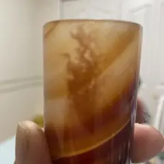 メノウ天然石ロック飲み