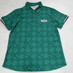 美品　TOMMY HILFIGER グリーンポロシャツ　L