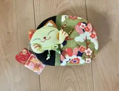 猫付きポーチ