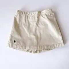 【POLO RALPH LAUREN】ベージュ キュロットスカート 90cm