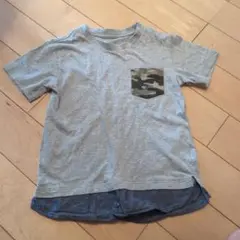 迷彩ポケット付きTシャツ 130サイズ