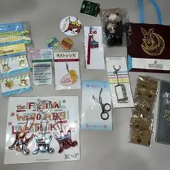 嵐グッズセット（キーホルダー、バッジ、ぬいぐるみ）