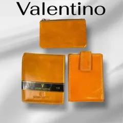 LUCIANO VALENTINO ①二つ折財布他２点②小銭入れ③カードケース