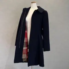 BLUE LABEL コート ネイビー 紺 38 クリーニング済